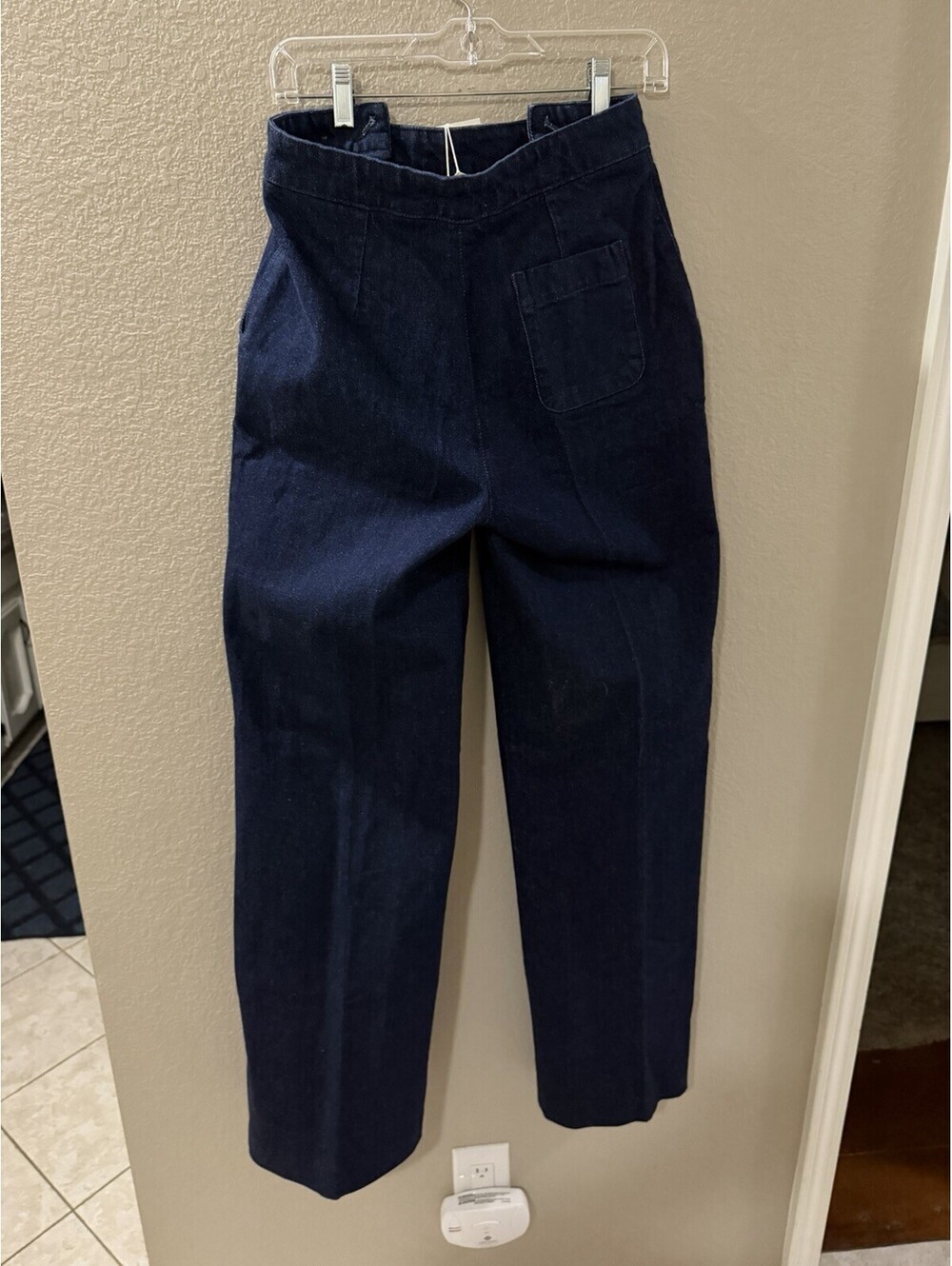 Sezane Womens Denim Marino Pants - Picture 4 of 4